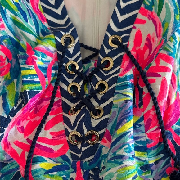 Lilly Pulitzer Flamingo Mini Dress. New - Picture 8 of 9